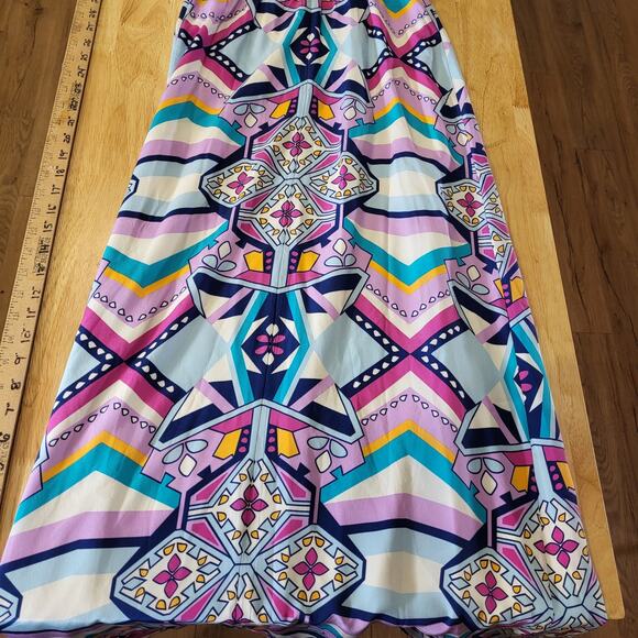 Annie Griffin Max Geometric Print Colorful Purple Pink Size 2 - Picture 15 of 16